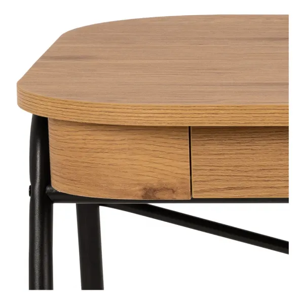 Actona Psací stůl Blueton 120 cm dub divoký/černý