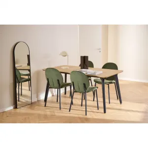 Actona Jídelní stůl Cadiz 160 cm dub přírodní/černý