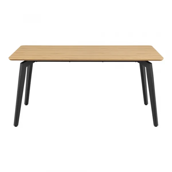 Actona Jídelní stůl Cadiz 160 cm dub přírodní/černý