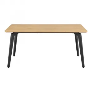 Actona Jídelní stůl Cadiz 160 cm dub přírodní/černý