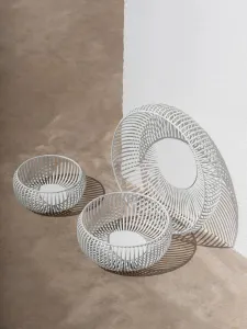 Misa, veľ. L, kolekcia LITO | V 8 cm, Ø 36 cm - Biela - Blomus