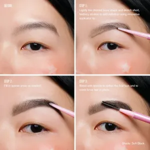Jeffree Star Cosmetics Brow Designer Pencil precízna ceruzka na obočie odtieň Medium Brown 0.15 g