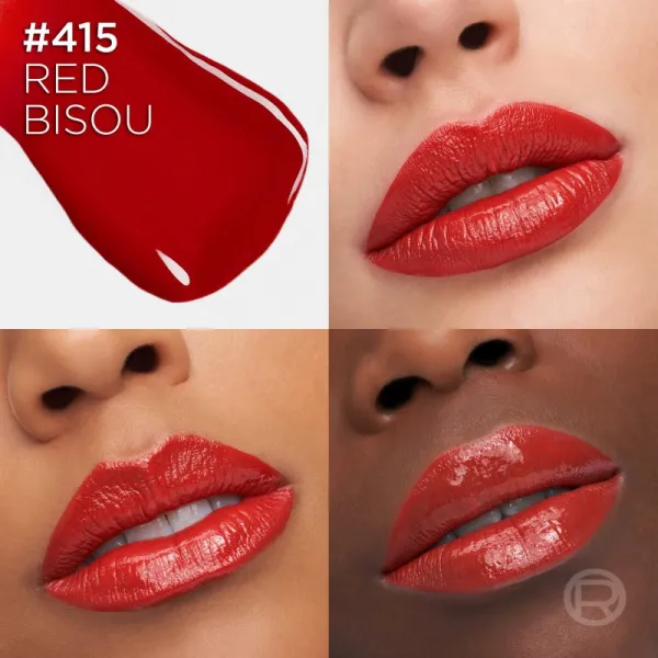 L’Oréal Paris Infaillible Laque Resistance dlhotrvajúci tekutý rúž dodávajúci hydratáciu a lesk odtieň 415 Red Bisou 4.3 ml