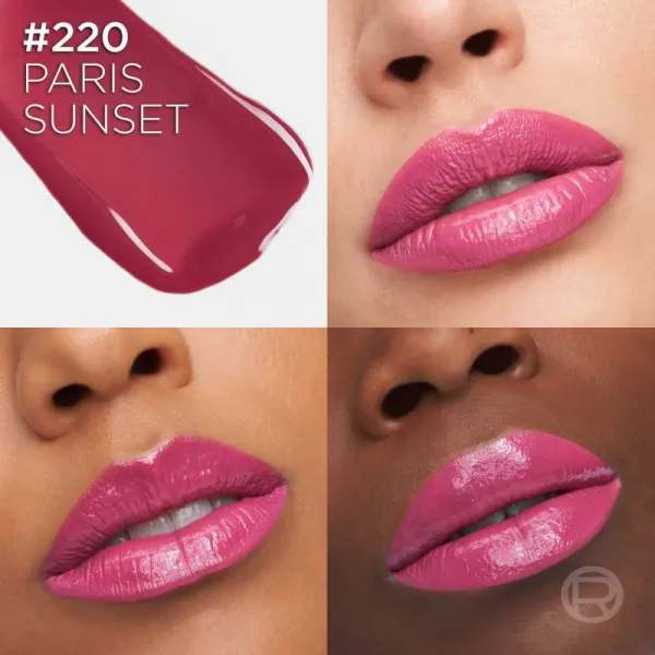 L’Oréal Paris Infaillible Laque Resistance dlhotrvajúci tekutý rúž dodávajúci hydratáciu a lesk odtieň 220 Paris Sunset 4.3 ml