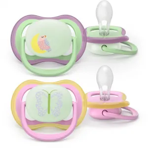 Philips AVENT Cumlík Ultra air nočný 6-18m dievča 2ks