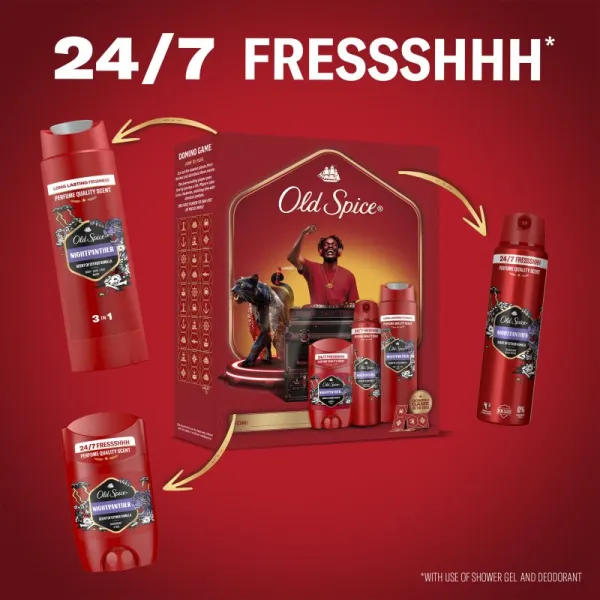 Old Spice Nightpanther DJ darčeková sada pre mužov