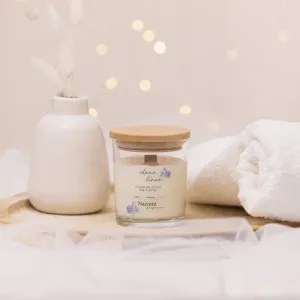Nacomi Soy Candle Home Fragrances vonná sviečka s dreveným knotom 140 g