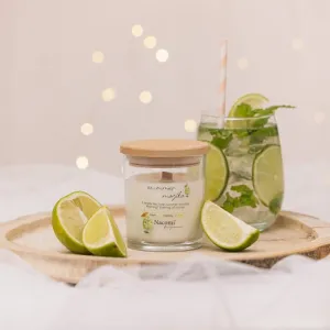 Nacomi Soy Candle Home Fragrances vonná sviečka s dreveným knotom 140 g