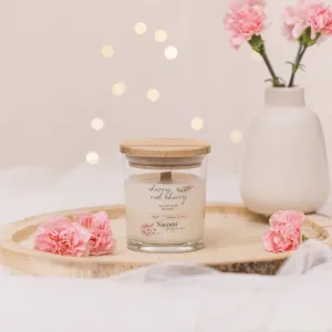 Nacomi Soy Candle Home Fragrances vonná sviečka s dreveným knotom 140 g
