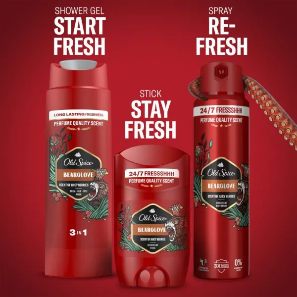 Old Spice Bearglove Anime darčeková sada pre mužov