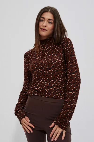 Marisse Blouse Z-Ts-3907 Brown
