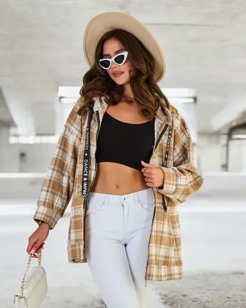 Resti Women's Shirt Type Coat