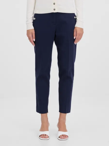 Dark blue women's trousers ORSAY - Women's