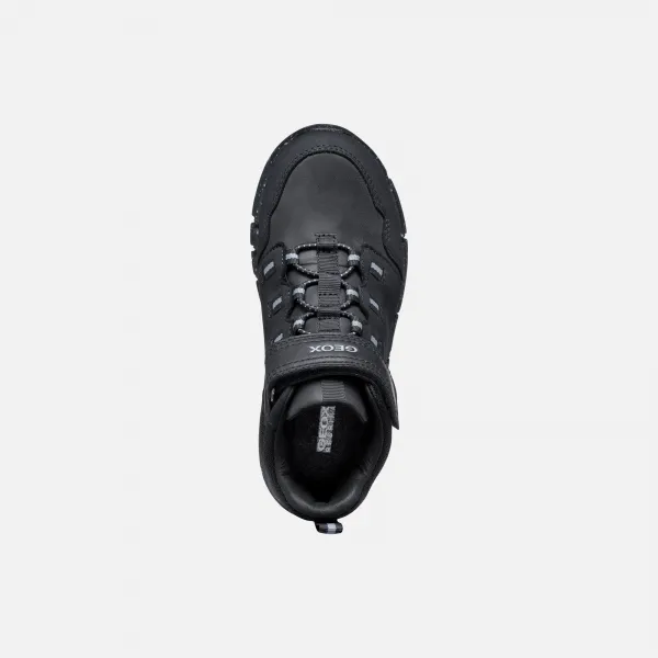 Black boys' ankle boots Geox Flexyper B Abx - Boys