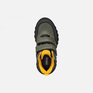 Khaki boys' ankle boots Geox Simbyos ABX - Boys