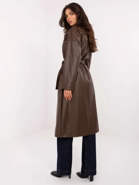 Coat IT-EN-A8393.81-dark brown