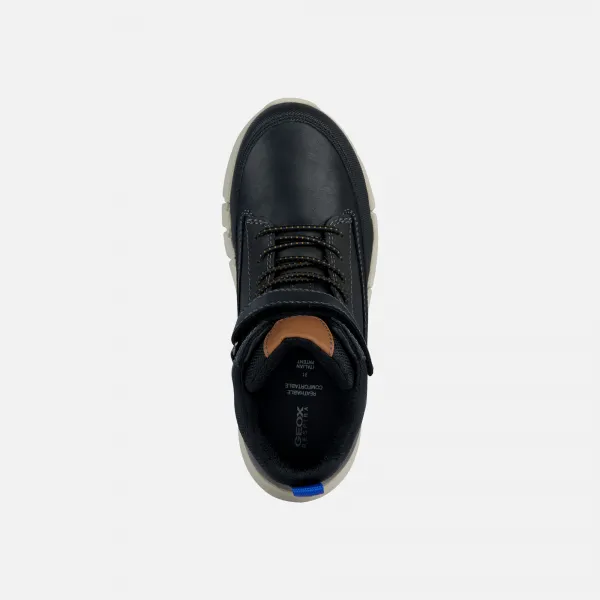 Black boys' ankle boots Geox Flexyper - Boys