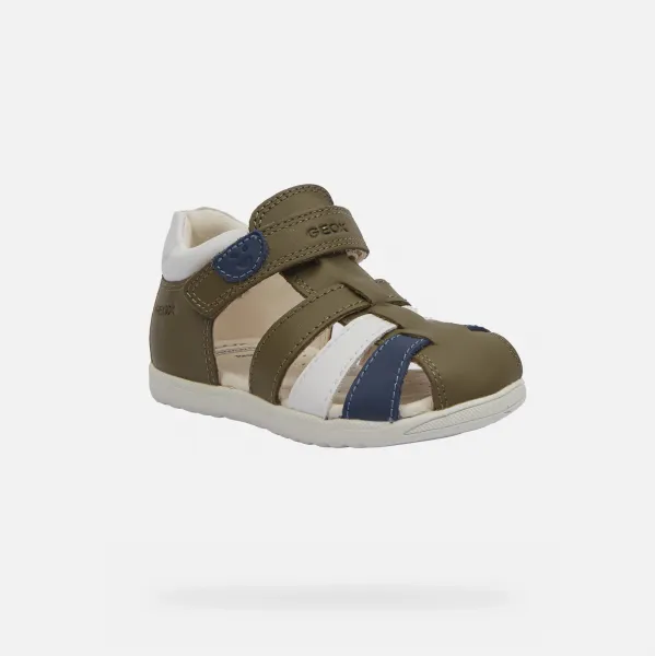 Light green boys' sandals Geox Macchia - Boys
