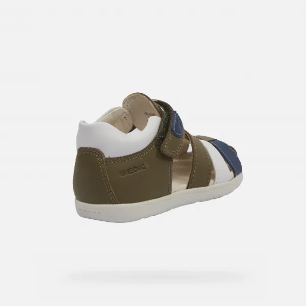 Light green boys' sandals Geox Macchia - Boys