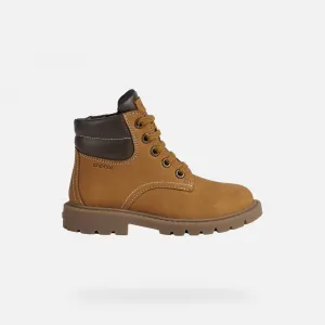 Light brown boys' ankle boots Geox Shaylax - Boys