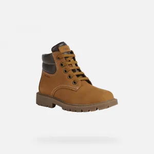Light brown boys' ankle boots Geox Shaylax - Boys