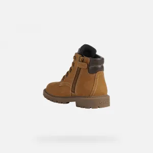 Light brown boys' ankle boots Geox Shaylax - Boys