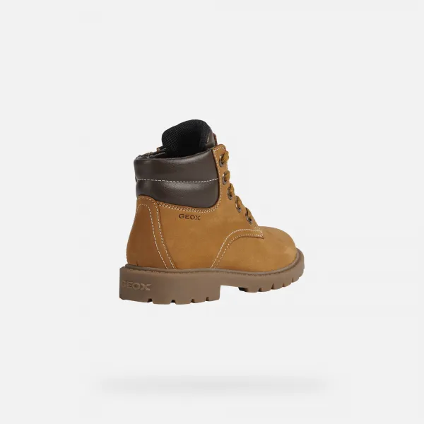 Light brown boys' ankle boots Geox Shaylax - Boys