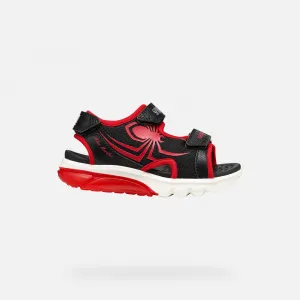 Black boys' sandals Geox Ciberdron - Boys