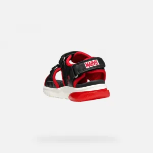 Black boys' sandals Geox Ciberdron - Boys