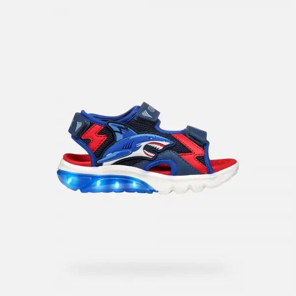 Dark blue boys' sandals Geox Ciberdron - Boys