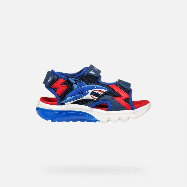Dark blue boys' sandals Geox Ciberdron - Boys