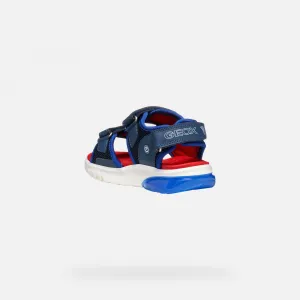 Dark blue boys' sandals Geox Ciberdron - Boys
