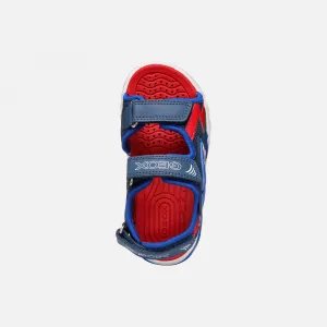 Dark blue boys' sandals Geox Ciberdron - Boys