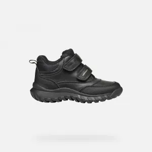 Black boys' ankle boots Geox Simbyos ABX - Boys