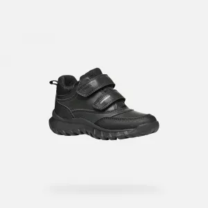 Black boys' ankle boots Geox Simbyos ABX - Boys