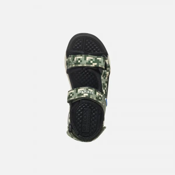 Dark green boys' sandals Geox Borealis - Boys