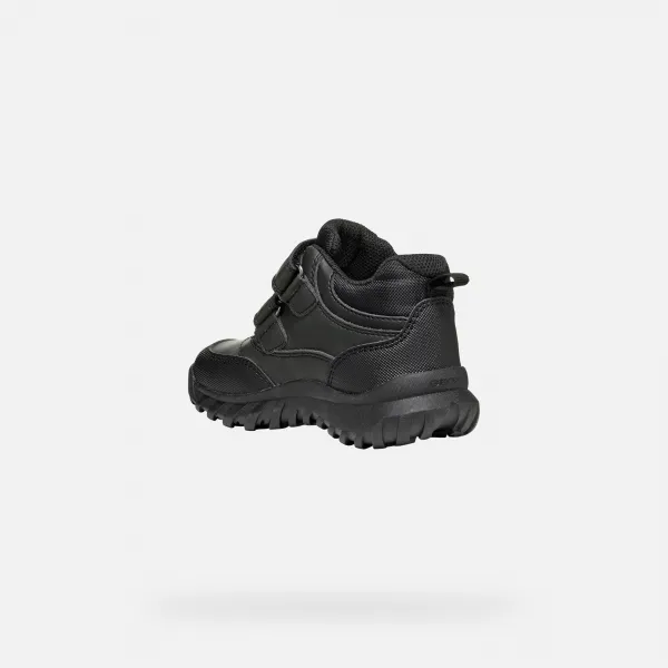 Black boys' ankle boots Geox Simbyos ABX - Boys