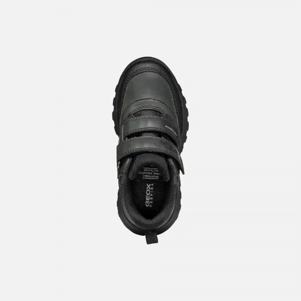 Black boys' ankle boots Geox Simbyos ABX - Boys
