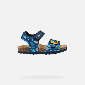 Dark blue boys' sandals Geox Chalki - Boys