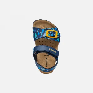 Dark blue boys' sandals Geox Chalki - Boys