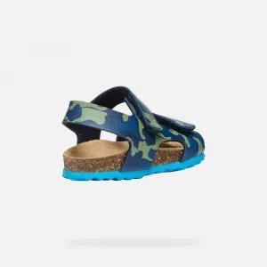 Blue boys' sandals Geox Chalki - Boys