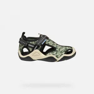 Geox Wader Olive Boys' Sandals - Boys