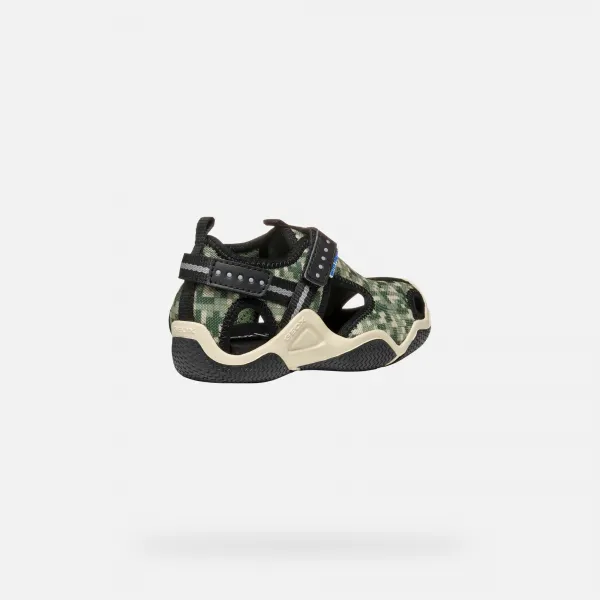 Geox Wader Olive Boys' Sandals - Boys