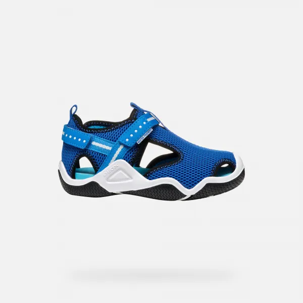 Blue boys' sandals Geox Wader - Boys