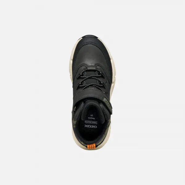 Black boys' ankle boots Geox Flexyper Plus - Boys