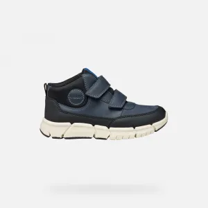 Dark blue boys' ankle boots Geox Flexyper - Boys