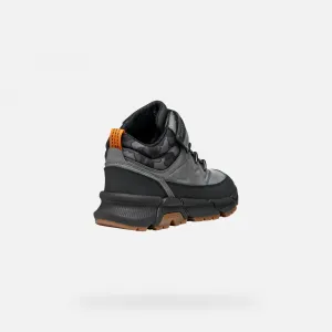 Light grey boys' ankle boots Geox Flexyper Plus - Boys
