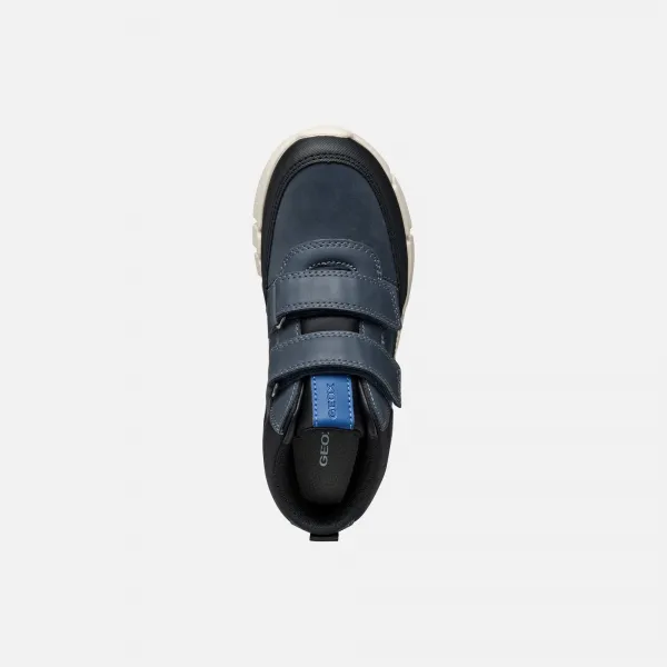 Dark blue boys' ankle boots Geox Flexyper - Boys