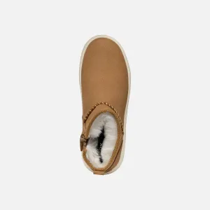 Light Brown Girls Ankle Boots Geox Theleven - Girls
