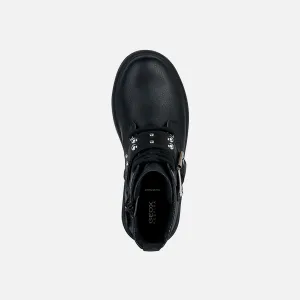 Black Girls Ankle Boots Geox Eclair - Girls